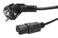 Driepolige aansluiting 10 A/250 V, 1,8 m lengte, ideaal voor huishoudelijke apparaten en elektrische apparaten.