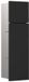 Emco Asis module pure, inbouw, deurscharnier rechts, tweedelig glasfront, 600x170mm, zwart mat