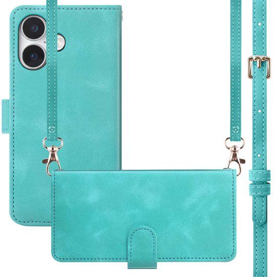 imoshion Bookcase met koord voor de Apple iPhone 17 - Turquoise