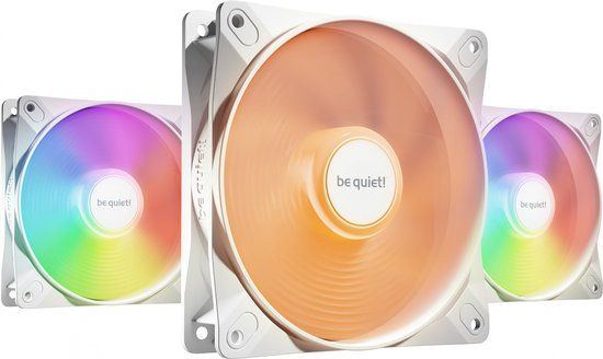 be quiet! LIGHT WINGS LX 120mm PWM high-speed White Triple Pack - Case Fan