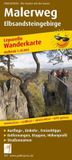 Malerweg KOMPASS Karten Wanderkarte Malerweg Elbsandsteingebirge 1:25000