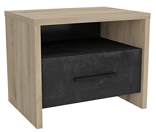 Demeyere Colorado Nachtkastje - Kronberg Eiken/Idewalk - 49,6 x 36,3 x 40,1 cm