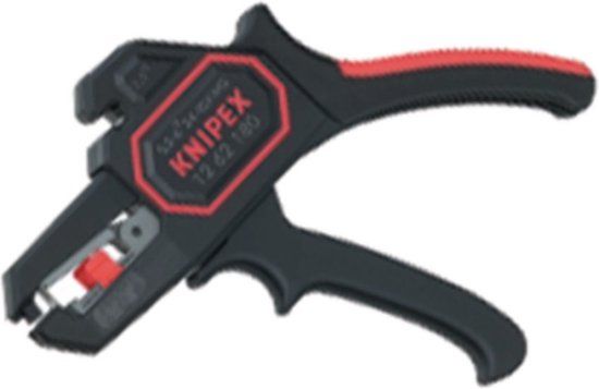 KNIPEX 1262180SB Stripping Pliers - 0.2-6mm² - Black/Red