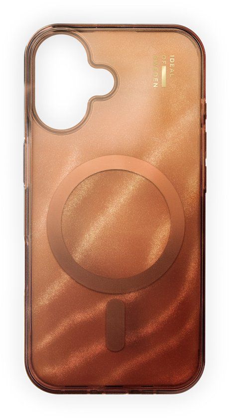 iDeal of Sweden Clear Case MagSafe geschikt voor iPhone 16 - Mocha Mousse
