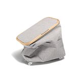 Prym 612055 canvas & multi opvouwbaar grijs box canvas & bamboe, katoen, 38 x 26 x 37 cm