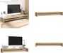 vidaXL Monitorstandaard 100x24x13 cm bewerkt hout sonoma eikenkleurig