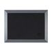 Bi-Office Kamashi notitiebord, MDF-frame softtouch oppervlak schuim, 60 x 45 cm groot, 45 mm dik, antraciet