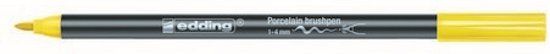 Edding -4200 porselein brushpen geel 10Stuks 1-4 milimeter / 4-4200005 Geel - 10 stuks
