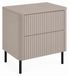 3xE living Armoire de salle de bain 60, cachemire, plateau cachemire, pieds noir, 60,8 x 44,2 x 65 cm