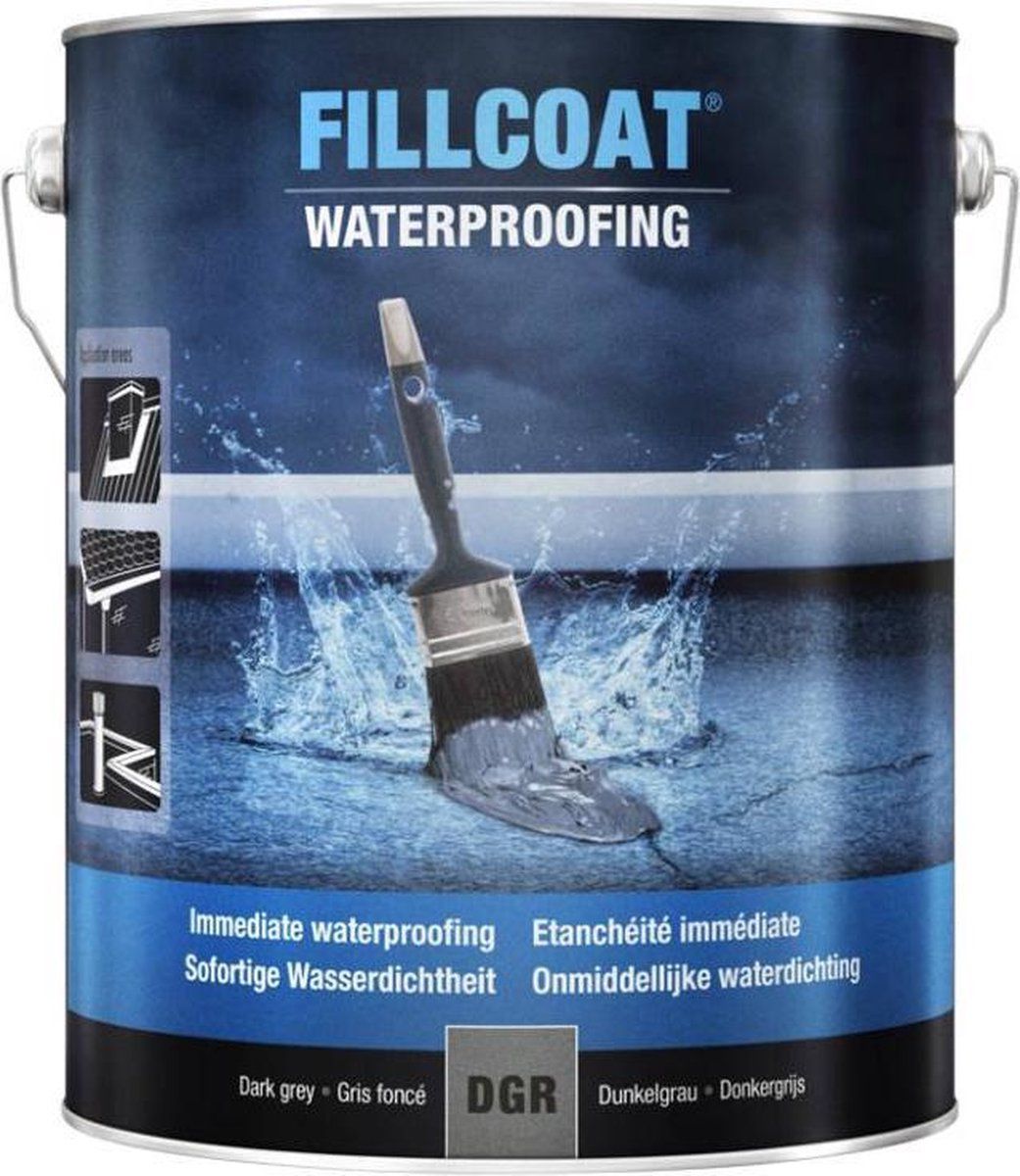 Rust-Oleum FILLCOAT LIGHT GREY 5 L - RAL 7035 Lichtgrijs