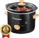 Bestron Slowcooker 120W - ASC150BW - 1.5L - Noir/Bois