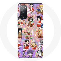 Maniacase Hoesje voor Samsung Galaxy S20 FE Demon slayer vrolijk kerstfeest poster