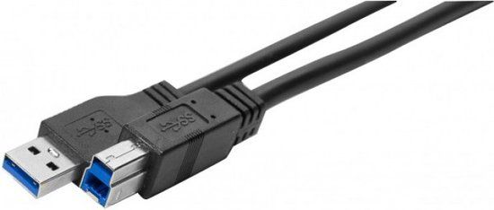 Tecline Hypertec 532465-HY USB-kabel USB 3.2 Gen 1 (3.1 Gen 1) 2 m USB A USB B Zwart