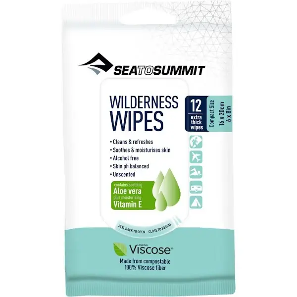 Sea to Summit Wilderness Wipes Compact