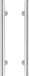 Intersteel Deurgrepen per paar T-vorm 800x80x30 HoH 600 rvs