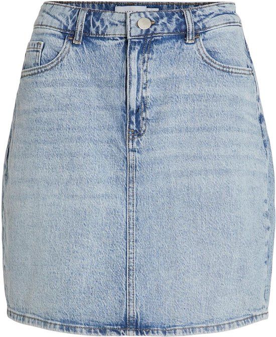 Vila Vikaja Denim Skirt - Light Blue - Women's W40