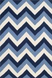 Safavieh Vloerkleed Harlow Wol Navy Blauw 91x152 cm