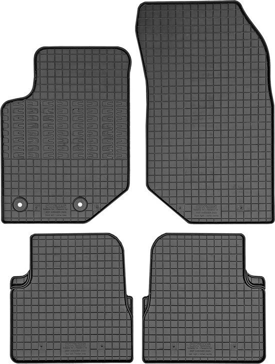 Rubber matten passend voor Jeep Avenger (benzine) 2023- (4-delig + montagesysteem)