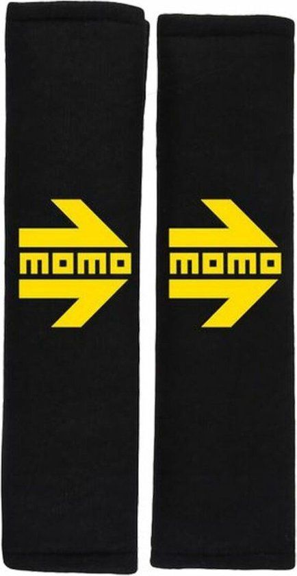 MOMO SHP001B Seat Belt Pads (2 uds) Black