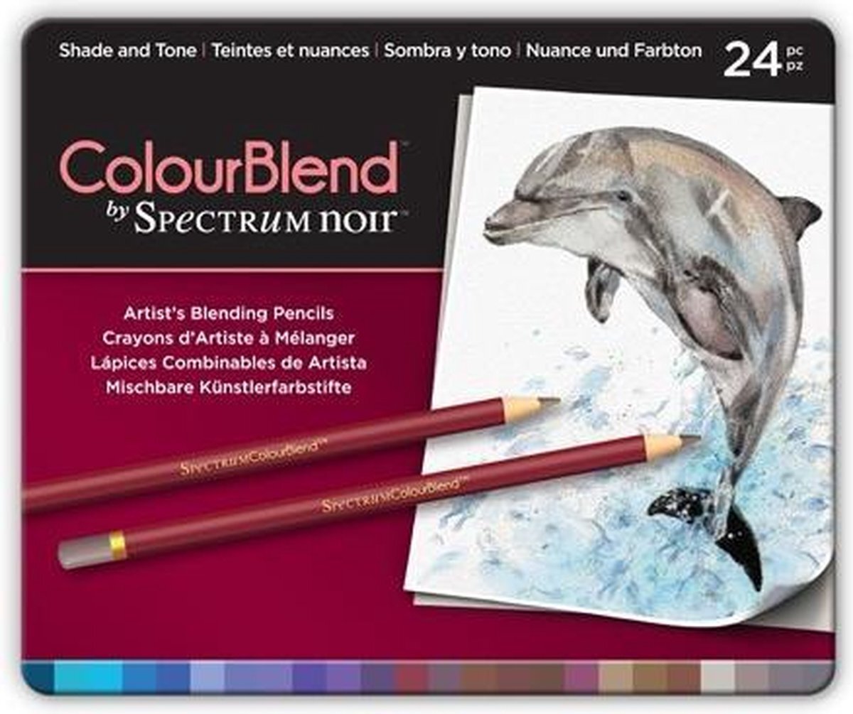 Spectrum Noir ColourBlend by 24 Pencil Set - Shade and Tone