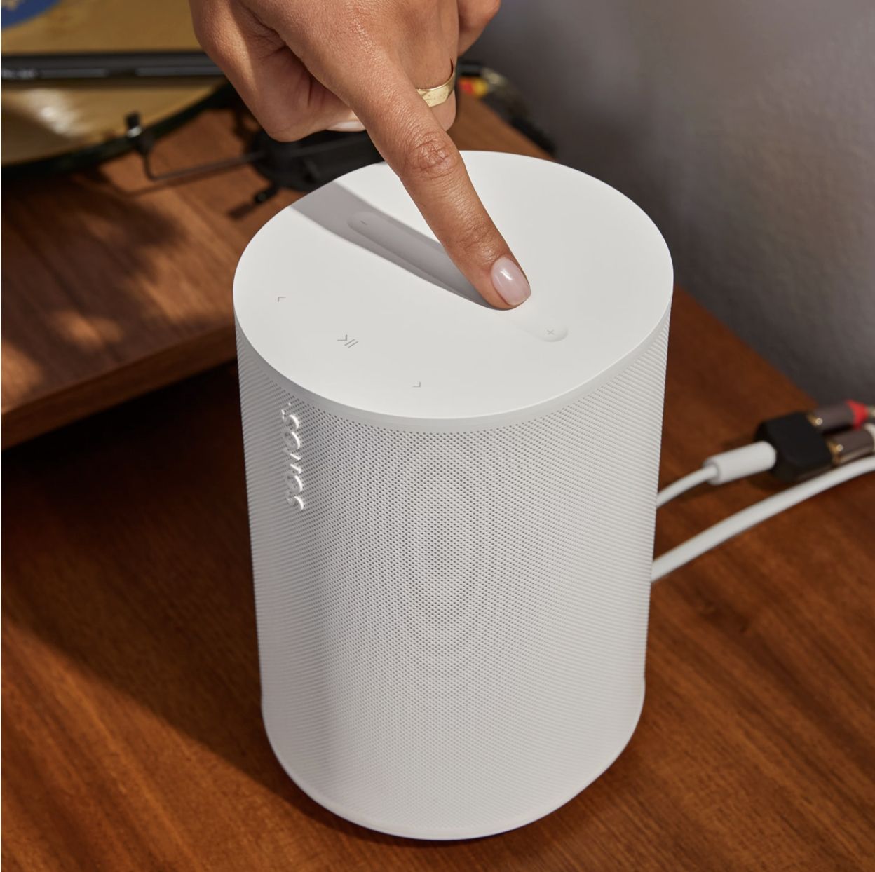 Sonos Era 100 SL Volledig bereik Wit Bedraad