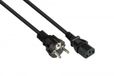 Alcasa P0030-S050 Netsnoer Zwart 5 m Type E+F naar C13