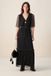 Sissy-Boy Zwarte Mesh Maxi Jurk