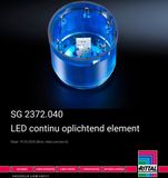 Rittal SG 2372.040, Blauw, 70 mm, 70 mm, 56 mm, 80 g, 1 stuk(s)