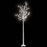 vidaXL Kerstboom wilg met 200 koudwitte LED's binnen en buiten 1,8 m