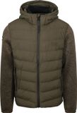 Superdry Hooded Storm Jack Olive - Taille L - Hommes - Vestes d'hiver