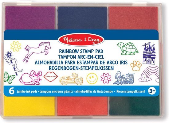 MELISSA & DOUG Stempelset Regenboogkleuren