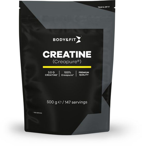 Body & Fit Creatine - CreaPure® - Monohydraat - Best Creatine Worldwide - 500 gram (147 doseringen)