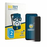 BROTECT - privacy screenprotector voor Xiaomi Poco C81 - Folie Beschermfolie Blauwlichtfilter 2 Stuks