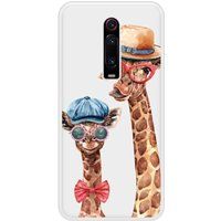 Mi 9T Funny Girafe Bedrukt Siliconen Hoesje
