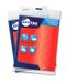 Alevar Verpakking met 6 vellen sterstickers, 20 etiketten per vel, formaat 30 x 30 mm, kleur rood, in totaal 120 stuks