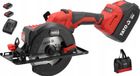 YC Perceuse-visseuse sans fil avec lame de scie circulaire, sans balai, 18 V, 140 mm, 2x 4,0 Ah