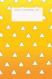 6x9 Golden 6x9 Geometric Daily Journal