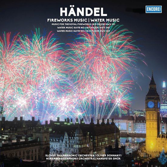 Coast2Coast Slovak Philharmonic Orchestra - Händel: Fireworks Music & Water Music (LP)