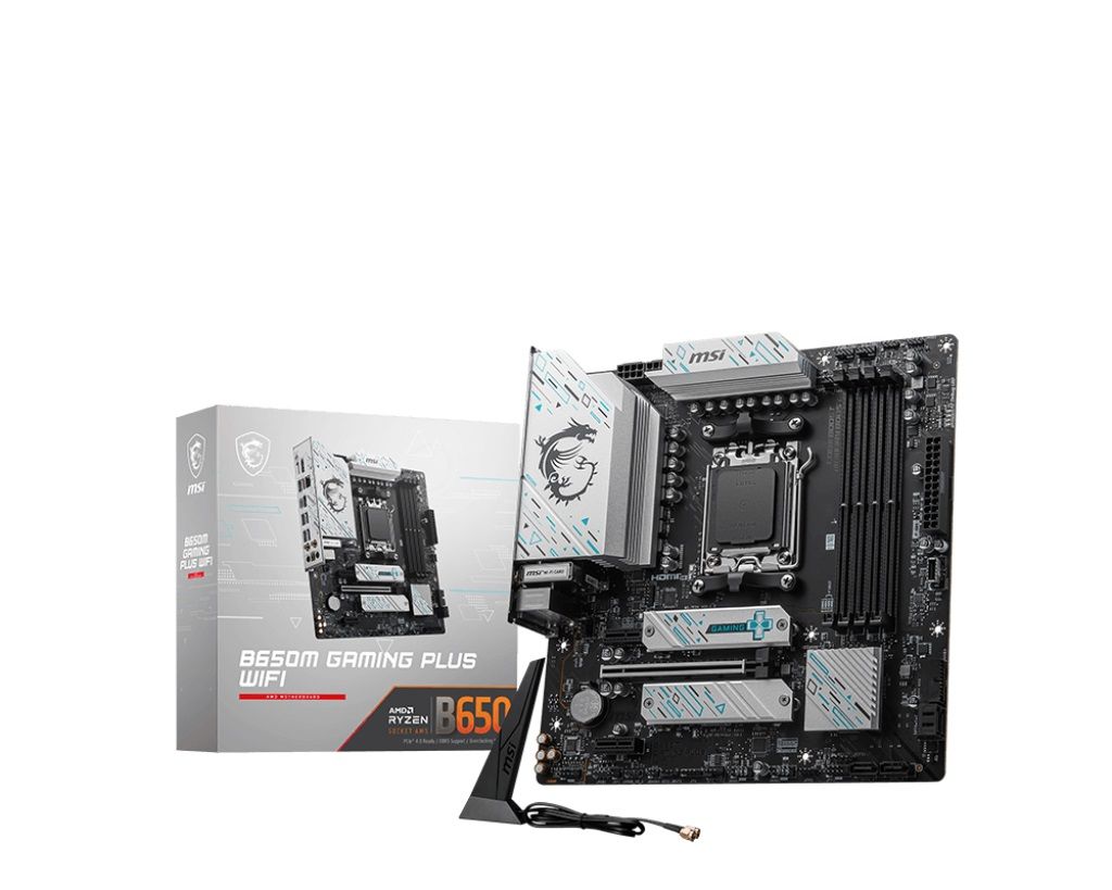 MSI B650M GAMING PLUS WIFI - Micro ATX Moederbord - Socket AM5 - AMD B650 - DDR5 - Wi-Fi 6E