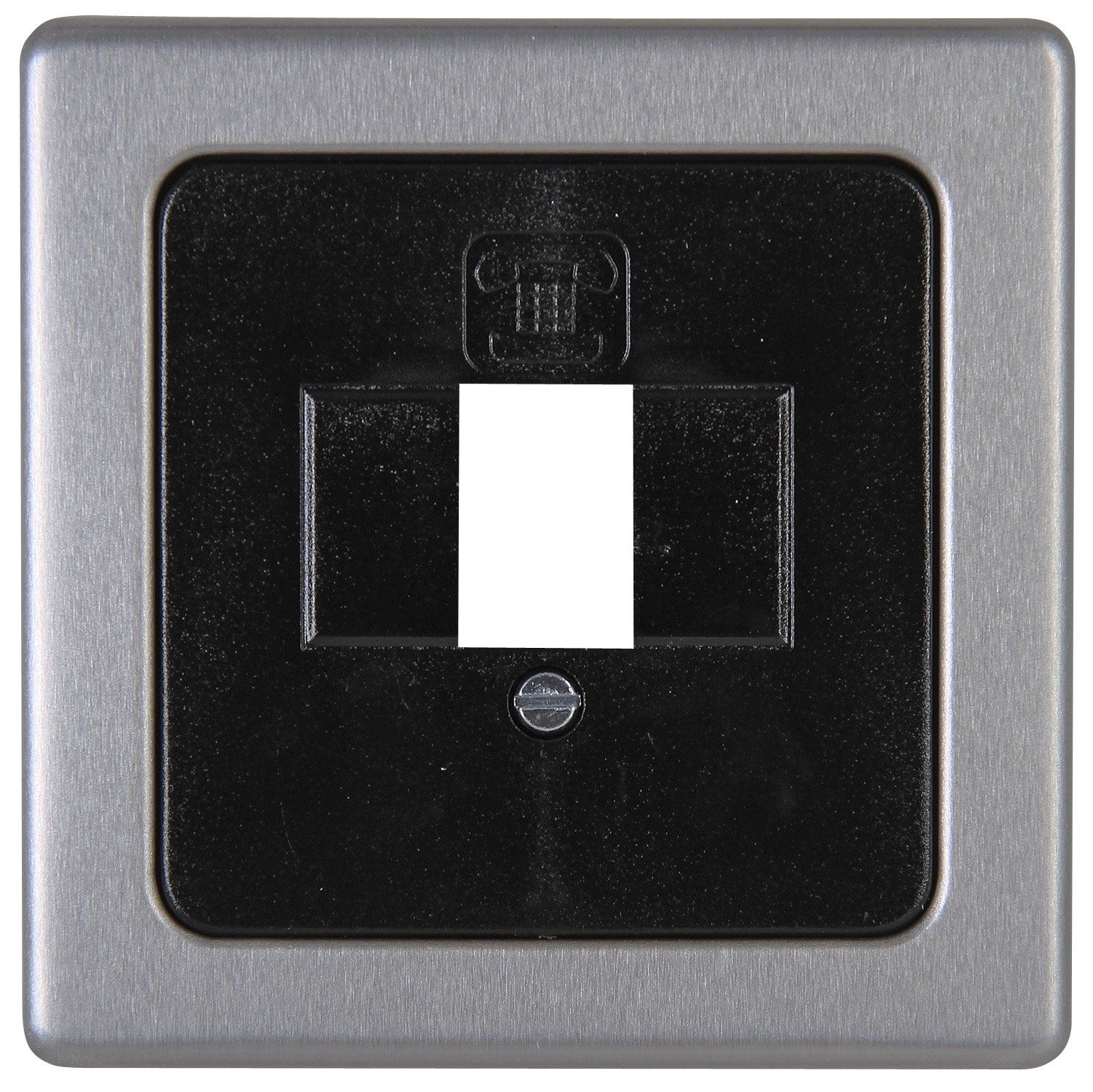 Kopp Vision centraalplaat USB RVS