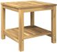 vidaXL Table basse Blanchi 48,5 x 49 x 45 cm Acacia massif