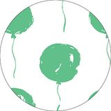 Bonateks, Tapis de souris rond imprimé numériquement, dessous antidérapant, pour bureau et maison, diamètre : 22 cm