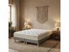 Ensemble 160x200 matelas polylatex 80 kg/m3 et sommier gris