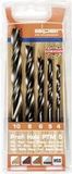 Alpen 600114100 Hout-spiraalboorset 5-delig 4 mm, 5 mm, 6 mm, 8 mm, 10 mm Cilinderschacht 1 set(s)