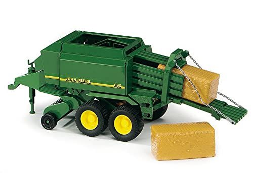 Bruder John Deere hooibalenmachine - 4251172712444