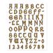 Quattroerre 8112 set letters zelfklevend Keltisch or