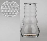 Yogi & Yogini Vitaalwaterkaraf Cadus met Bloem des Levens wit - Glas - 1000 - L