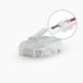 Nedis RJ45-Connector - RJ45 Pass Through - Stevig/Gesnoerd UTP CAT6 - Recht - Verguld - 10 Stuks - Polycarbonate - Transparant - Doos