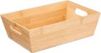 5Five - Broodmand Classic Backery - Bamboe - rechthoekig - houtkleur - 23 x 16 x 7 cm