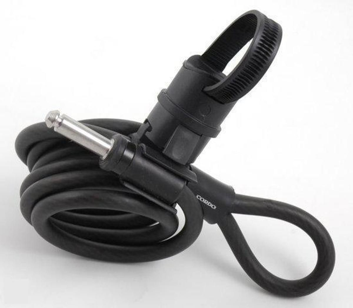 Cordo Defender RLN Oprolkabel - 160 cm - Zwart
